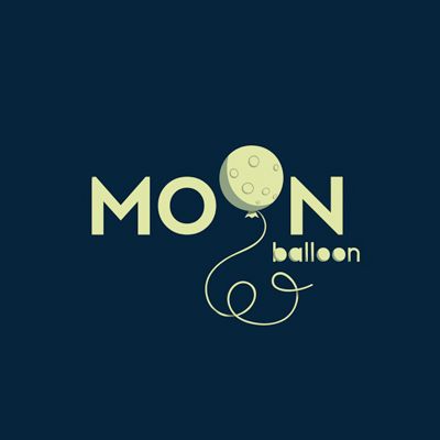 Balloon Logo Design Ideas, Party Logo Design Graphics, Balloon Business Logo, Balloon Graphic Design, Balloon Branding, Balloon Logo Design, Party Logo Design, Moon Logo Design, Kids Branding Design