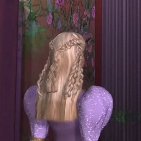 Barbie Rapunzel Hair, Barbie As Rapunzel Doll, Tangled Rapunzel Hair, Rapunzel Haircut, Rapunzel Short Hair, Og Barbie, Barbie As Rapunzel, Barbie Hairstyles, Rapunzel Aesthetic