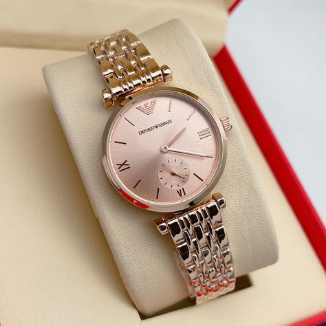 Armani Watches Women, Armani Watch, Silver Watches, Pretty Watches, Silver Watches Women, Watches Collection, Armani Watches, Armani Women, Ladies Accessories