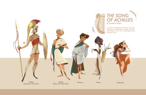 Visual Development — lemoncholy The Song Of Achilles, Song Of Achilles, Achilles And Patroclus, Greek Mythology Art, Mythology Art, Greek Myths, Visual Development, Cartoon Character Design, Fan Book