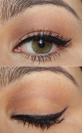 natural,everyday look for work or school Permanente Make-up, Simple Eyeliner, Makeup Help, Makijaż Smokey Eye, Eyeliner Tutorial, Winged Eyeliner, Smokey Eye Makeup, Eye Make, All Things Beauty