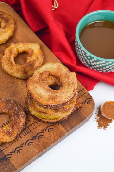 Fried Apple Rings + Bourbon Caramel Sauce | Club Crafted Fried Apple Rings, Caramel Dipping Sauce, Bourbon Caramel Sauce, Fall Desserts Apple, Bourbon Caramel, Fried Apple, Bourbon Caramels, Sweet Bourbon, Apple Bourbon