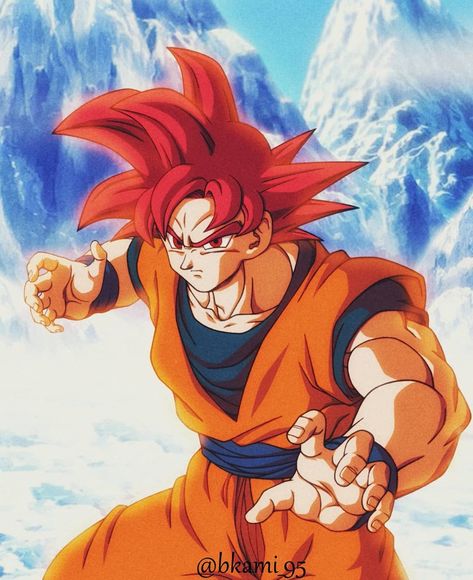 Goku Ssjg, Super Saiyan God Goku, Goku Ssj God, Goku Super Saiyan God, Cartoon Yourself, Super Saiyan God, Anime Devil, Dragon King, Dragon Ball Super Goku