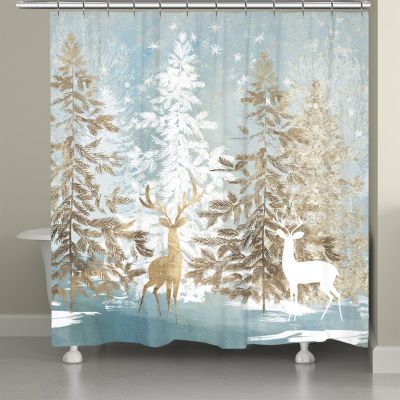 Icy Blue Background, Winter Wonderland Decorations, Christmas Shower, Christmas Shower Curtains, Falling Snow, Christmas Bathroom, Merry Christmas Vintage, Bathroom Decor Sets, Colored Highlights