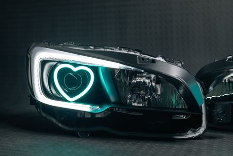 Heart Headlights, 2015 Wrx, Old Muscle Cars, Cute Car Accessories, Acura Tsx, Car Interior Accessories, Future Car, Jdm Cars