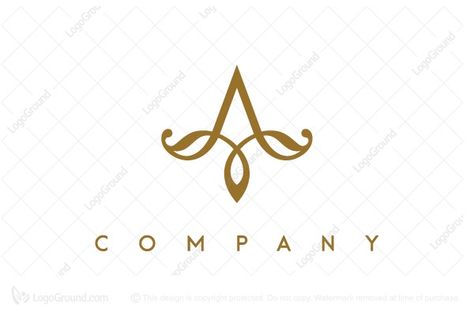 A A Logo, T Logo Design Ideas, A Logo Design Letter, Logo For Hotel, A Beauty Logo, Hospitality Logo, Elegant Logos, A Letter Logo, Unique Alphabet