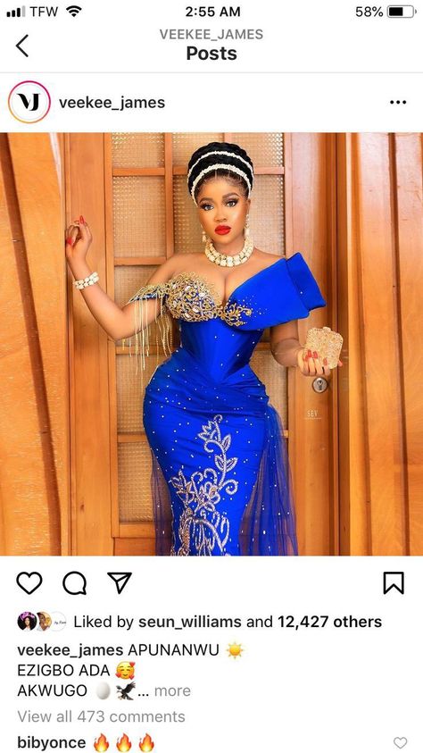 Gown Royal Blue, Aso Ebi Lace Styles, African Traditional Wedding Dress, Nigerian Lace Styles Dress, Nigerian Lace Styles, African Wedding Attire, Traditional Wedding Attire, Corset Gown, African Prom Dresses