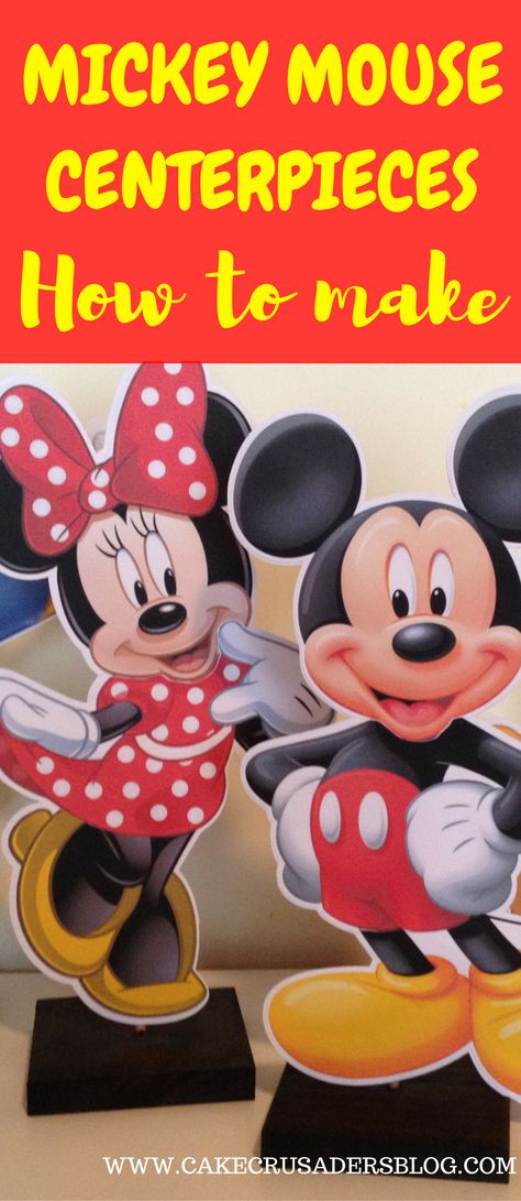 Diy Mickey Mouse Birthday Party, Mickey Mouse Centerpieces, Mickey Mouse Printables, Mickey Mouse Centerpiece, Mickey Mouse Clubhouse Birthday Party, Mickey Mouse Clubhouse Party, Mickey Mouse Characters, Mickey Birthday Party, Minnie Birthday Party