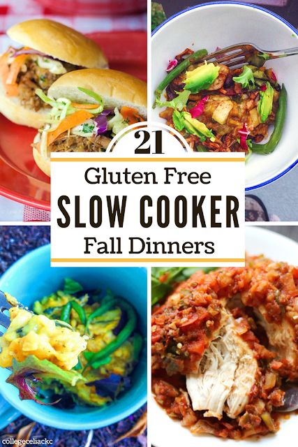 Why not celebrate the start of fall with one of these gluten free slow cooker dinner recipes? Whether you're looking for a vegan crock pot recipe that will wow meat-lovers or some paleo comfort food, these slow cooker dinner recipes will keep you cozy and full all season long! Dinner Recipes For Fall, Vegan Crock Pot, Gluten Free Slow Cooker Recipes, Paleo Comfort Food, Gluten Free Fall Recipes, Gluten Free Crock Pot Recipes, Fall Crockpot Recipes, Slow Cooker Dinner Recipes, Clean Foods