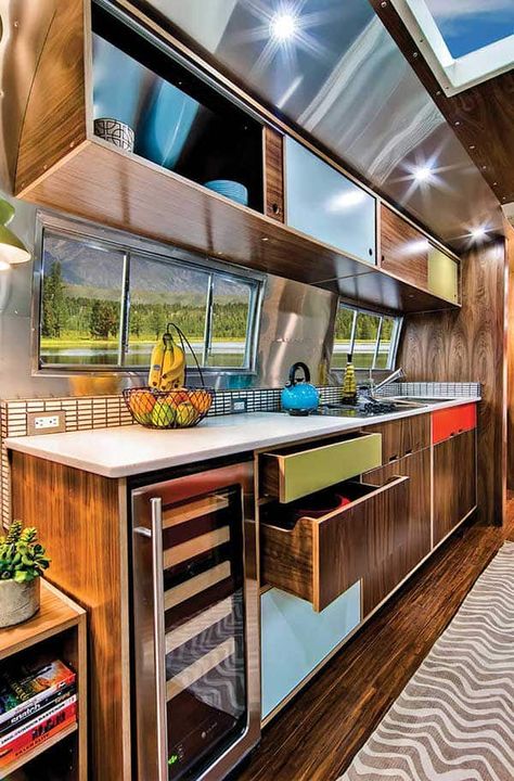 Eriba Puck, Airstream Rv, Kombi Motorhome, Airstream Campers, Airstream Remodel, Airstream Interior, Airstream Renovation, Vintage Airstream, Travel Trailer Remodel