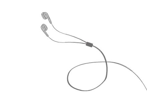 Headphone Sketch, Small Headphones, Headphones Drawing, Iphone Drawing, Apple Headphone, Cool Tech Gadgets Electronics, Gadgets Technology Awesome, Outline Drawings, Electronics Design