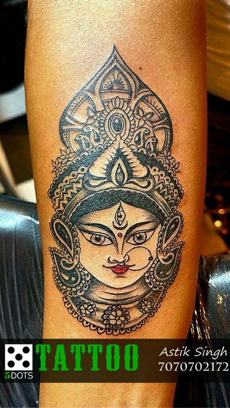 Durga maa Durga Maa Tattoo Design, Maa Durga Tattoo, Durga Maa Tattoo, Durga Mata Pic, Devi Tattoo, Durga Tattoo, Maa Tattoo Designs, Maa Tattoo, Kali Maa