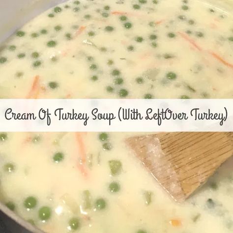 Cream Of Turkey, Cream Of Turkey Soup, Easy Turkey Soup, Slow Cooker Turkey Soup, Turkey Tortilla Soup, Turkey Soup From Carcass, Creamy Turkey Soup, Homemade Turkey Soup, Turkey Wild Rice Soup