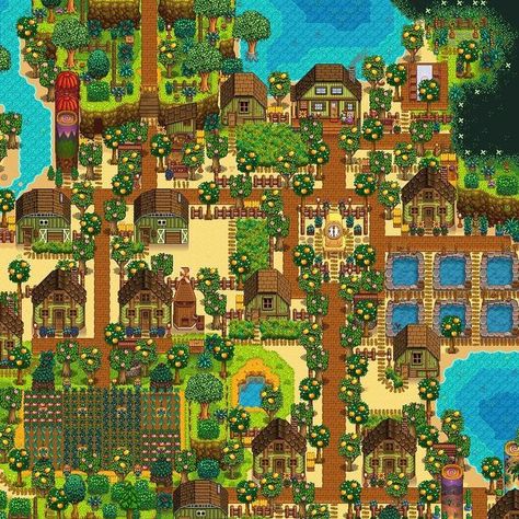 Stardew Beach Farm Ideas, Stardew Valley Farm Layout Beach Aesthetic, Beach Stardew Valley Layout, Stardew Valley Beach Farm Design, Stardew Beach Farm Layout, Beach Farm Layout, Beach Farm Stardew Valley, Stardew Valley Beach Farm Layout, Stardew Valley Beach Farm