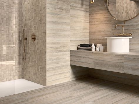 Wall Tiles Bathroom, Beautiful Tile Floor, Floor Makeover, Restroom Design, Tiles Bathroom, Flooring Inspiration, Ceramic Floor Tiles, Bathroom Design Luxury, Bathroom Wall Tile