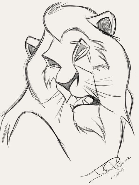 Scar Scar The Lion King Drawing, Scar From Lion King Tattoo, Scar Design Drawing, Lion King Drawing Sketches, Scar Lion King Drawing, Scar Lion King, Disney Painting, Lion King Tattoo, King Drawing