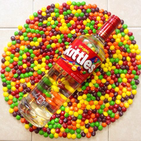 Skittles Vodka! Skittle Vodka, Skittles Vodka, Sweet Drinks, Vodka, Sprinkles, Candy, Drinks, Instagram Posts, Color