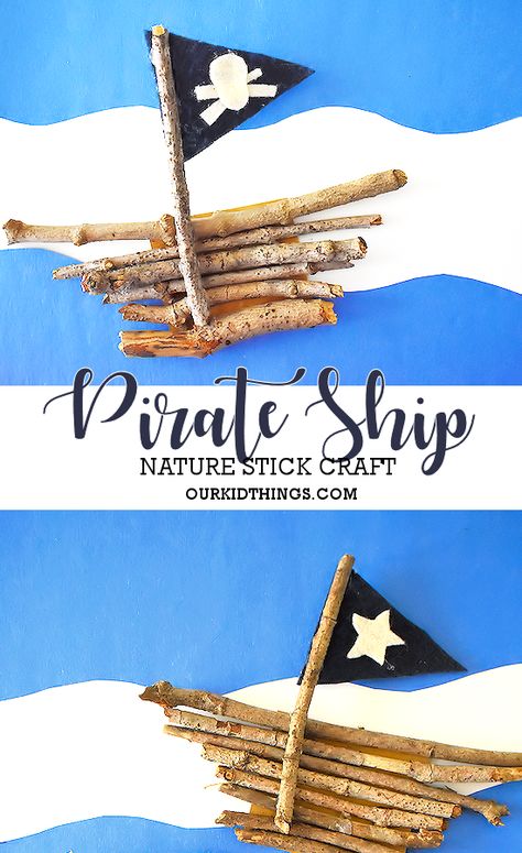 Pirate Flag Craft, Pirate Activities Preschool, Pirate Ship Craft, Pirate Preschool, Pirate Week, Pirate Unit, Pirate Activities, Pirate Crafts, Fun Summer Crafts