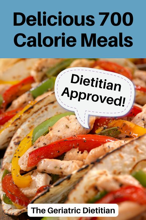 Delicious 700 Calorie Meals [Dietitian Approved]. Image of fajita tacos. 700 Calorie Breakfast, Geriatric Nutrition, 700 Calorie Meals, Lunch And Dinner Recipes, Impressive Dinner, Calorie Meals, Dinner Meals, Quick Weeknight Meals, Health Goals