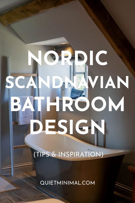 nordic scandinavian bathroom design Bathroom Inspiration Scandinavian Master Bath, Scandinavian Interior Design Bathroom, Nordic Bathroom Scandinavian Style, Modern Nordic Interior Design, Nordic Interior Scandinavian, Swedish Bathroom, Nordic House Interior, Bathroom Scandinavian Style, Scandinavian Interior Bathroom