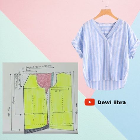 Tutorial nya bisa lihat di Youtube Dewi iibra Juga Menerima Jasa Pembuatan Pola Baju Murah Segala Model Baju Harga Mulai Rp.15,000,- Bunda bisa request segala macam pola sesuai keinginan dan sesuai ukuran Model Gamis Dewasa - Anak, Kebaya, Gaun, Kemeja, Hijab, Mukena, Jas, Seragam, dll Bonus : Gratis Konsultasi Yuk segera chat ke WA sekarang, +62 895-2387-9255 "Sebaik2nya manusia adalah yang bermanfaat..." Share jika setuju Sewing Collars, Model Gamis, Sewing Blouses, Sport Jersey, Blouse Models, Pattern Blouse, Diy Pattern, Blouse Patterns, Sewing Clothes