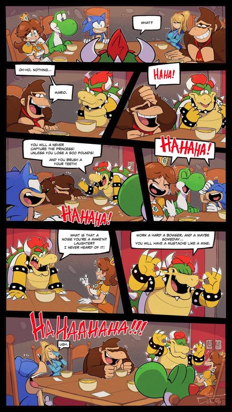 Mario Daisy, Mario Smash, Super Smash Bros Game, Mario Comics, Mario Funny, Super Smash Bros Memes, Smash Bros Funny, Mario Memes, Comic Reference