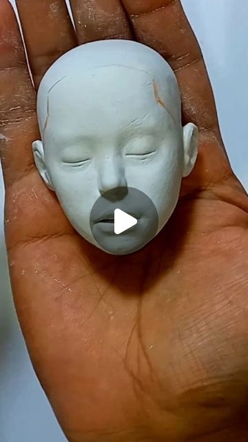 Hi guys this is my new project, there's still a lot of work to do, but we are on the right track ... For more art videos join me on my YouTube channel. ❤️YouTube channel https://m.youtube.com/c/Melitaart Clay Faces Sculpture Easy, Sculpting Clay Ideas, Clay Art Face, Polymer Creations, Sculpting Ideas, Dolls Handmade Diy, Sculpture Techniques, Figure Sculpture, Clay Sculptures