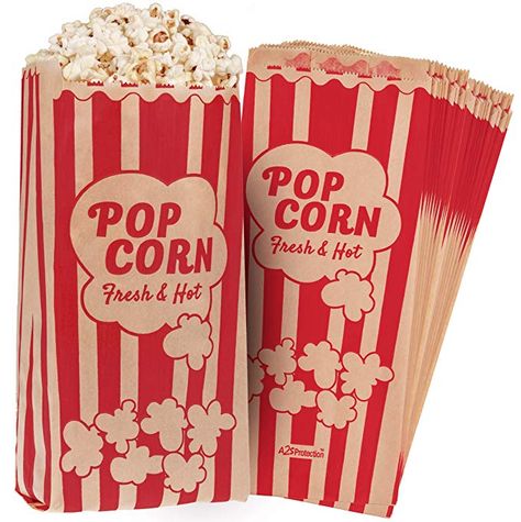 Paper Popcorn, Popcorn Holder, Birthday Movie, Popcorn Packaging, Popcorn Containers, Movie Theater Popcorn, Hot Corn, Corn Bags, Movie Themed Party