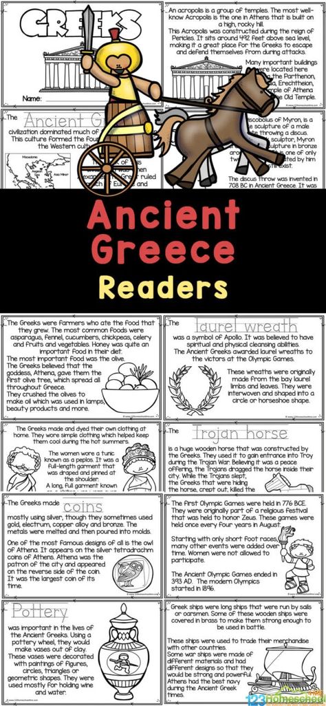 Ckla Skills 2nd Grade, Greek Myths For Kids, Ancient Greece Lessons, Ancient Greece For Kids, Ancient Greece Activities, Ancient Greece Facts, Ancient Greece History, Ancient Egypt Activities, History Lessons For Kids