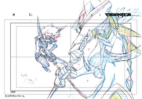 ....The Magic of Animation — artbooksnat: Kill la Kill (キルラキル) Key frames from... Kill La Kill Art, Key Frame, Animation Storyboard, Frame By Frame Animation, Animation Sketches, Animation Tutorial, Kill La Kill, 캐릭터 드로잉, Animation Reference