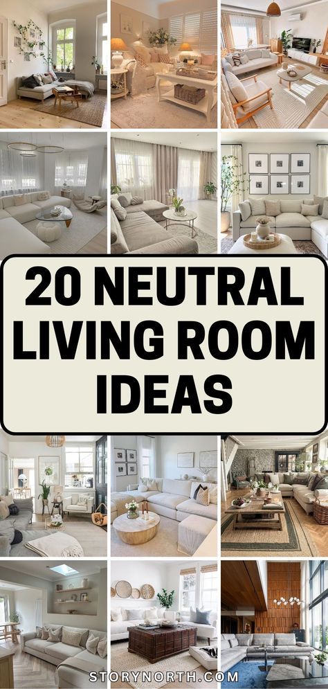 Save this pin for 15 must-try neutral living room ideas that will transform your space into a timeless oasis. Elevate your home decor with these stylish and versatile designs. Tap to discover how to achieve a chic and inviting living room! #homedecor #neutraldecor #interiordesigninspo Oatmeal Sofa Living Room Color Schemes, All Neutral Living Room, Cream Neutral Living Room, White Trim Living Room, Neutral Lounge Ideas, Neutral Living Room Paint Color Ideas, Natural Tones Living Room, Neutral Beige Living Room, Neutral Sofa Living Room