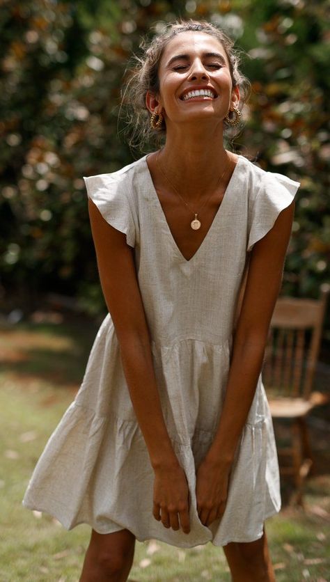 gorgeous white dress Look Retro, Outfit Jeans, Casual Winter Outfits, Mode Inspiration, Look Fashion, Passion For Fashion, Spring Summer Fashion, Summer Dress, Sundress