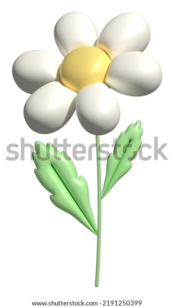 3d Daisy Flower Cartoon Style Cute Stock Illustration 2191250399 | Shutterstock Daisy Cartoon, Whoopsie Daisy, Flower Cartoon, Cartoon Style, Daisy Flower, Cartoon Styles, Image Illustration, Stock Illustration, Royalty Free Stock Photos