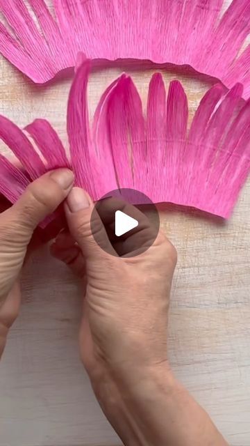 Handmade Paper Flower, Paper Flowers Diy Easy Step By Step, Crepe Paper Decorations Backdrop, Hard Paper Crafts, Giant Crepe Paper Flowers Diy Tutorials, Large Tissue Paper Flowers Diy, Paper Flower Decorations For Party, How To Make Giant Paper Flowers, Giant Crepe Paper Flowers Diy