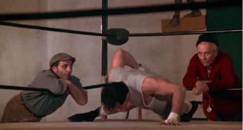 Sylvester Stallone Rocky GIF - Sylvester Stallone Rocky Training - Discover & Share GIFs Rocky Training, Sylvester Stallone Rocky, Training Montage, Sports Fashion Editorial, Rocky Balboa, Body Weight Training, Eyes On The Prize, Movie Camera, Sylvester Stallone