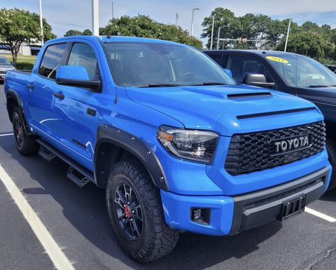 Toyota Tundra TRD PRO Voodoo Blue Toyota Tundra Trd Pro, Voodoo Blue, Tundra Trd Pro, Toyota Tundra Trd, Tundra Trd, Trd Pro, Toyota Trucks, Car Colors, Toyota Tundra