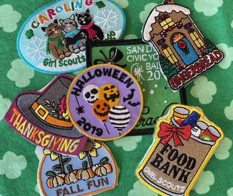 Girl Scout Daisy Activities, Scout Patches, Girl Scout Patches, Daisy Patches, Scout Camp, Girl Scout Badges, Girl Scout Daisy, Girl Scout Activities, Girl Scout Camping