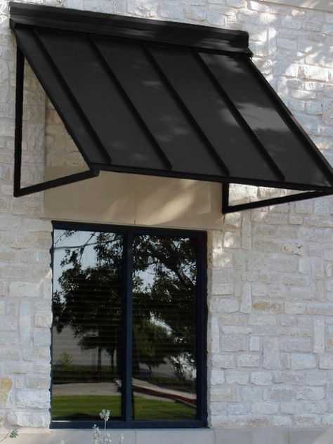 side window awning Metal Awnings For Windows, Outdoor Window Awnings, Energy Efficient Window Treatments, Window Canopy, Metal Awning, Door Awnings, Window Awnings, Insulated Curtains, Canopy Design