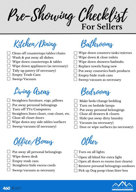 Here is our Pre-Showing Checklist for Sellers! Contact us today for an emailed copy and a FREE, no obligation market analysis of what your home is worth in today's Market: info@layzelldreger.com 250-585-2601 Hide Trash Cans, Real Estate Marketing Strategy, Real Estate Education, Market Analysis, Real Estate Tips, How To Make Bed, Real Estate Marketing, Estate Agent, Real Estate Agent