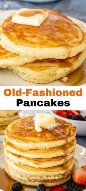 Classic Pancake Recipe, Homemade Pancake Recipe, Best Pancake Recipe, Homemade Pancakes, Breakfast Recipes Casserole, Breakfast Brunch Recipes, Pancake Recipe, Breakfast Dishes, Breakfast Recipes Easy