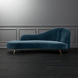 Copine Peacock Velvet Curved Chaise Lounge Relax Sofa, Modern Chaise Lounge, Upholstered Chaise Lounge, Upholstered Chaise, Chaise Lounge Sofa, Table Sofa, Beautiful Sofas, Curved Sofa, Sofa Home