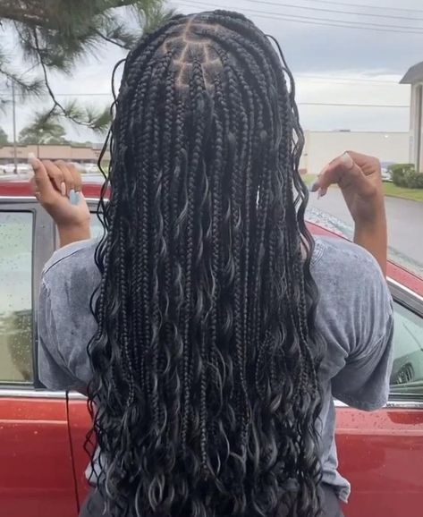 Box Brades Hairstyles, Nappy Hairstyles, Hairstyles Braid, Big Box Braids Hairstyles, Goddess Braids Hairstyles, Box Braids Hairstyles For Black Women, Braided Cornrow Hairstyles, Braids Hairstyles Pictures, Cute Box Braids Hairstyles