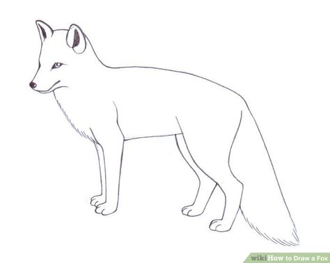 Fox Profile Drawing, Fox Drawing Step By Step, Fox Sketch Tutorial, Drawing Foxes Step By Step, Fox Pencil Drawing, Fox Drawing Easy, Pencil Outline, Fox Den Drawing, Fox Sketch