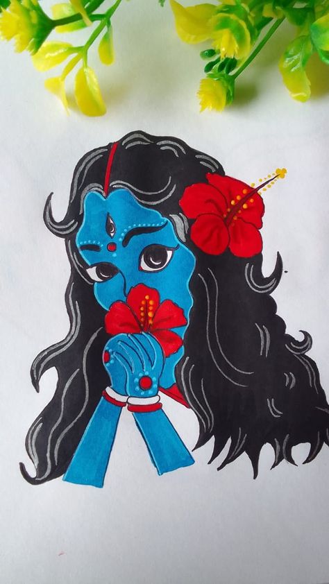 Maa kali drawing ❤️
Cute mahakali drawing
Easy mahakali drawing
How to draw kali mata drawing easy Mahakali Drawing, Maa Kali Drawing, Kali Drawing, Kali Tattoo, Potrait Painting, Kali Maa, Devi Images Hd, Actors Illustration, Oil Pastel Drawings Easy