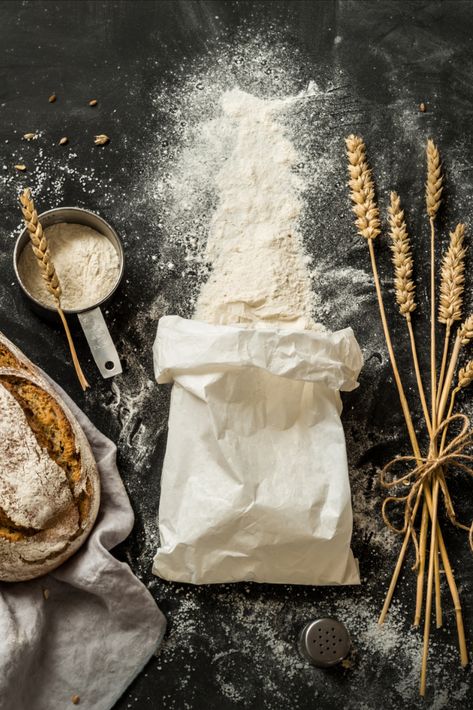 There's much more to life than all-purpose flour: 7 flavourful alternatives to explore | From red fife to rye — here's how and when to try something other than AP the next time you're in the kitchen. Baking with alternative flours and options for gluten-free baking. Baking Photography, Food Photography Background, Flour Bread, Flour Substitute, Pizza Logo, Flour Alternatives, Food Photoshoot, Types Of Flour, Food Photography Inspiration