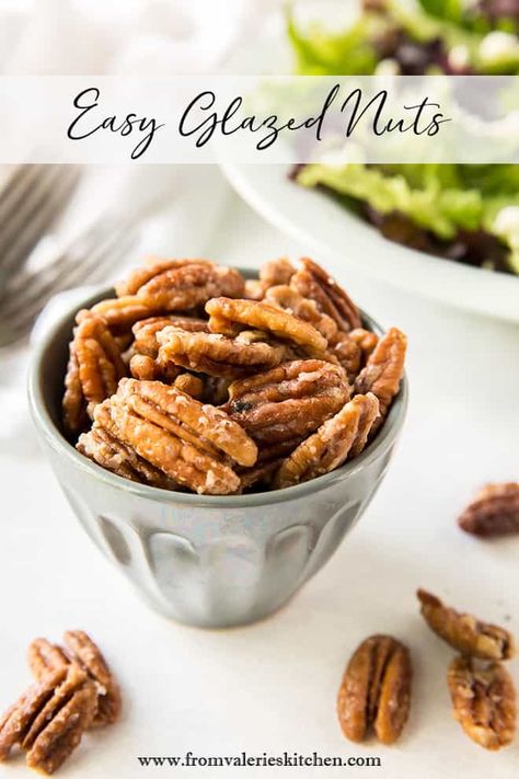 Glazed Nuts, Maple Syrup Recipe, Simple Green Salad, Charcuterie Platter, Candied Pecans, Syrup Recipe, New Cookbooks, Quick Snacks, Best Recipe