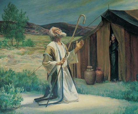 Abraham on the Plains of Mamre Abraham In The Bible, Genesis 48, Abrahamic Covenant, Father Abraham, Book Of Genesis, Bible Images, Pictures Of Jesus Christ, Praying To God, Old Testament