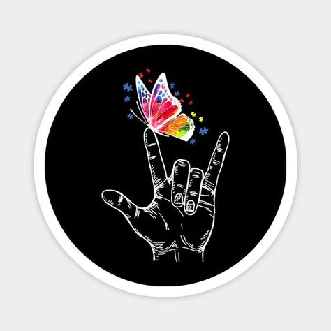 I Love You Sign Language Tattoo, Twinkle Watermelon, Wir Ideas, Asl Tattoo, Sign Language Tattoo, Asl Art, Deaf Art, Hand Sign Language, Sign Language Art