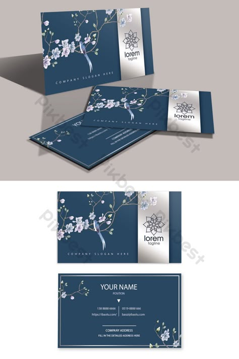 Chinese Business Card, Silver Business Card, Business Card Psd Free, Tropical Backdrop, Frame Texture, Florist Business Card, Yoga Drawing, Elegant Business Cards Design, Examples Of Business Cards