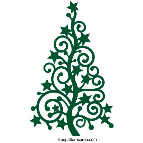 Sihoullete Christmas Tree, Fancy Christmas Tree, Christmas Svg Files Free, Christmas Tree Stencil, Whimsical Christmas Tree, Christmas Tree Silhouette, Fancy Christmas, Whimsical Christmas Trees, Christmas Tree Svg